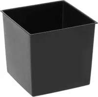 SIENA GARDEN Einsatz Pflanzgefäß 25x25 schwarz