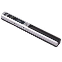 Tragbarer iScan-Scanner Mini-Handheld-Dokumentenscanner A4-Buchscanner JPG- und PDF-Format 300/600/900 DPI，Silber