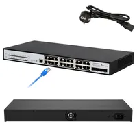 Extralink Chiron Pro | PoE přepínač | 24x RJ45 1000Mb/s PoE, 4x SFP+, L3, spravované, 370W