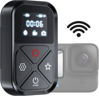 TELESIN Kabellose Bluetooth-Fernbedienung kompatibel mit Gopro Hero 11 Hero 10 Hero 9 Hero 8 Max wasserdichte Kamera-Controller-Fernbedienung mit Armband