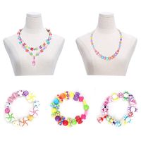 QBÉKA Perlen zum Auffädeln DIY Perlen Set Armbänder für Mädchen Schmuck Machen Bastelprojekte zum Erstellen von Armbandhalsketten als Geschenke Spielzeug 24 Arten Perlen 1 Set 