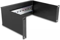 DeLOCK 66898 10" Hutschienenpanel 2HE schwarz