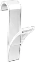 Haken für Handtuchheizkörper Transparent 2er Set