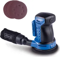 Scheppach Akku-Exzenterschleifer C-OBS125-X | Ø 125 mm | 6000 – 24.000 min-1 | Klettverschluss | Softstart | 20V IXES