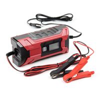 XPOtool 6V/12V-2A nabíjačka batérií plne automatická nabíjačka pre auto, motorku, loď