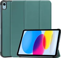 Bizon Case Tab Croc Apple iPad 10 10.9 2022 dunkelgrün