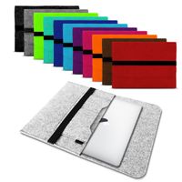 Schutzhülle Apple Macbook Air / Pro 13,3 Sleeve Hülle Tasche Filz Cover Case Bag, Farben:Helles Grau