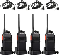 Retevis RT24V Freenet Funkgeräte 6 Kanäle, Walkie Talkie Lizenzfrei, Funkgerät mit Headset Ladeschale, Für Familienaktivitäten, Schule, Sporttag, 4er