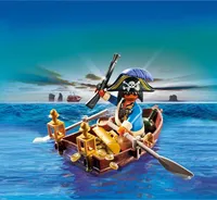 PLAYMOBIL Pirat Mit Boot Golden  Golden One Size