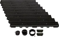 ScarMaxx B125 Entwässerungsrinne Set, Regenwasser Ablauf - Bauhöhe 60 mm - 9m