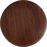 Bolero Runde Tischplatte Dunkelbraun 60Cm