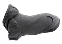 Trixie BE NORDIC Flensburg mikina s kapucí, šedá Velikost: XXS:24cm, hruď:34cm, krk:26cm