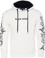 Brandneu Kapuzen-Sweatshirt CARISMA Weiß Black-White Serie L