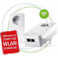 Devolo Magic 2 WiFi next Starter Kit 2400 Mbit/s Eingebauter Ethernet-Anschluss WLAN Weiß 2 Stück(e)