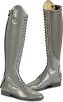 BUSSE Reitstiefel LAVAL grau Schürrstiefel viele Größen, Farbe:grau, Größe:39-Wade-LN (49/34-36)