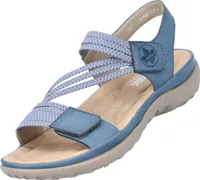 Rieker Damen Trekking Sandalen Blau