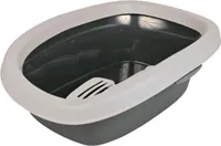 Trixie Katzentoilette Carlo 1 - grau/hellgrau