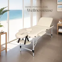 3 Zonen Massageliege Breite 61 cm, Polsterung 5 cm 210 x 95 x 90 cm