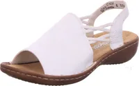 Rieker Damen Sandalen 21844-36, 21844-37, 21844-38, 21844-39, 21844-40, 21844-41, 21844-42, 30385-39, 30385-40, 30385-36, 30385-37, 30385-38, 30385-41, 30385-42 RIE-608D1 weiss 38 [Schuhe Frau]