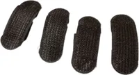 INF Unsichtbares, atmungsaktives, flauschiges Styling-Haarpolster, 4er-Pack Schwarz