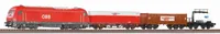 PIKO 97948 Štartovacia súprava s posteľnou bielizňou Hercules s 3 nákladnými vozňami, ÖBB, Ep. V