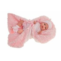 Babypuppe Mädchen Kissen lebensecht Reborn-Puppe Antonio Juan Carla Wolken 40cm 