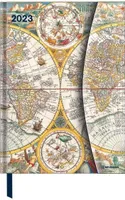 Antique Maps 2023 - Diary - Buchkalender - Taschenkalender - 16x22: Magneto Diary