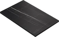 BRASIL | Gastro Tischplatte | B:T 110 x 60 cm | Schwarz Marmor | Rechteckig | Gastro Tischplatte