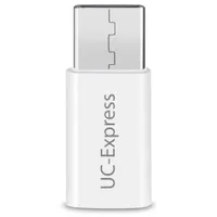 Micro USB Adapter auf USB C Typ C Stecker wandelt USB 2.0 Typ B zu USB 3.1 Typ C