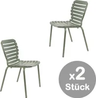 Vondel 2-er Set Gartenstühle Grün