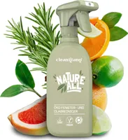 Öko Fenster- und Glasreiniger - 600 ml Sprühflaschen - Vegan & Umweltfreundlich - EcoLabel, V-Label- und Carbon Neutral-