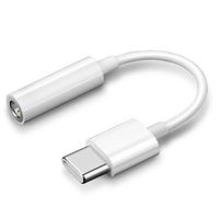 USB C auf AUX Audio Adapter Typ C Kabel 3,5mm Klinke Handy Musik Kopfhörer