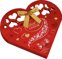 Lindt Lindor Vollmilch Kugeln in einer Herzgeschenkverpackung 112g