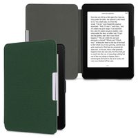 kwmobile Hülle kompatibel mit Amazon Kindle Paperwhite - Nylon eReader Schutzhülle Cover Case (für Modelle bis 2017) - Dunkelgrün