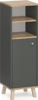 Vicco Midischrank Senyo, 30 x 95 cm, Anthrazit/Goldkraft Eiche