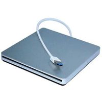 Externes Laufwerk Portable Slim CD/DVD-RW Brenner mit Type C Plug & Play Superdrive für Laptop PC unter Windows 7/8/10/XP und Mac OS für Apple MacBook MacBook Pro MacbookAir