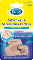 Scholl kliny chroniące palce stóp kliny amortyzujące odciski pęcherze zmywalne 3 szt