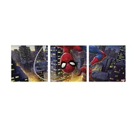 Disney Marvel Comics - 3er Set Leinwand - Spiderman - 30x90cm
