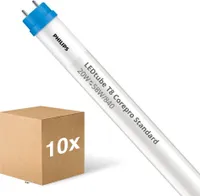 Mehrfachpackung 10x Philips LED Röhre T8 CorePro (EM/Mains) Standard Output 20W 2200lm - 840 Kaltweiß | 150cm - Ersatz Für 58W