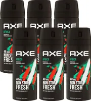 Axe Africa 6 x 150 ml Deodorant Deospray Deo Spray Set neues Design