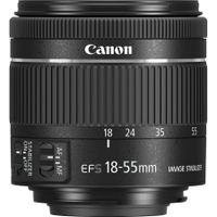 Canon EF-S 18-55mm f/4-5.6 IS STM Objektiv, Standardzoomobjektiv, 12/10, 18 - 55 mm, Bildstabilisator, Canon EF-S