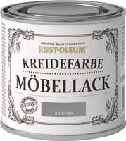 Rust Oleum Shabby Kreidefarbe Möbellack Anthrazit mattes Finish 125ml