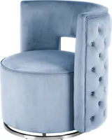 Kayoom - Designer Sessel Beverly 125 Hellblau