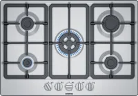 Siemens Gaskochfeld EG7B5QB90 75 cm Wok-Brenner Edelstahl
