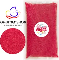 Bunter Zucker Rot 250g