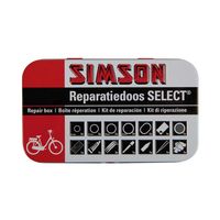 Simson reparatursatz Select 12,5 cm Aluminium rot/weiß 23 Stück