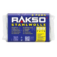 37,25€/1kg Rakso Stahlwolle Sorte 0000 2 Pakete mit je 200 g 010806 37,25€/1kg Rakso Stahlwolle Sorte 0000 2 Pakete mit je 200 g 010806