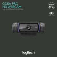 Logitech C920S HD Pro - 1920 x 1080 Pixel - Full HD - 30 fps - 720p - 1080p - Webcam-Abdeckung - 78°