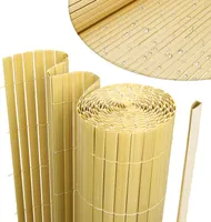 TolleTour zástěna na soukromí PVC plot bambusový větrolam pro zahradu balkon a terasu 180x500cm