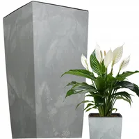 Doniczka Prosperplast Urbi Square Effect beton 24 cm
